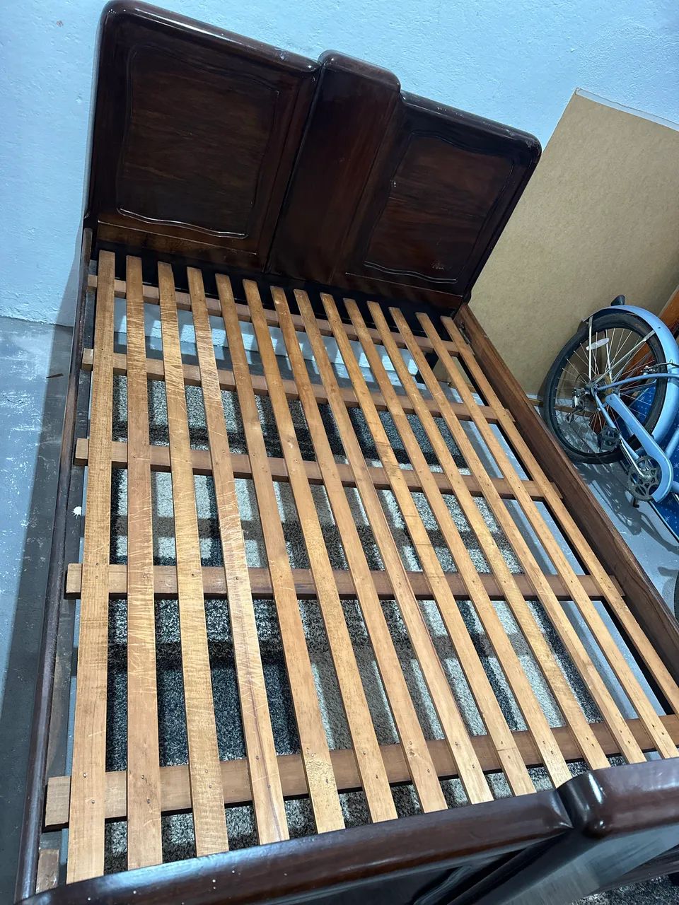 Cama de Madeira com Colchão de Molas - Foto 5
