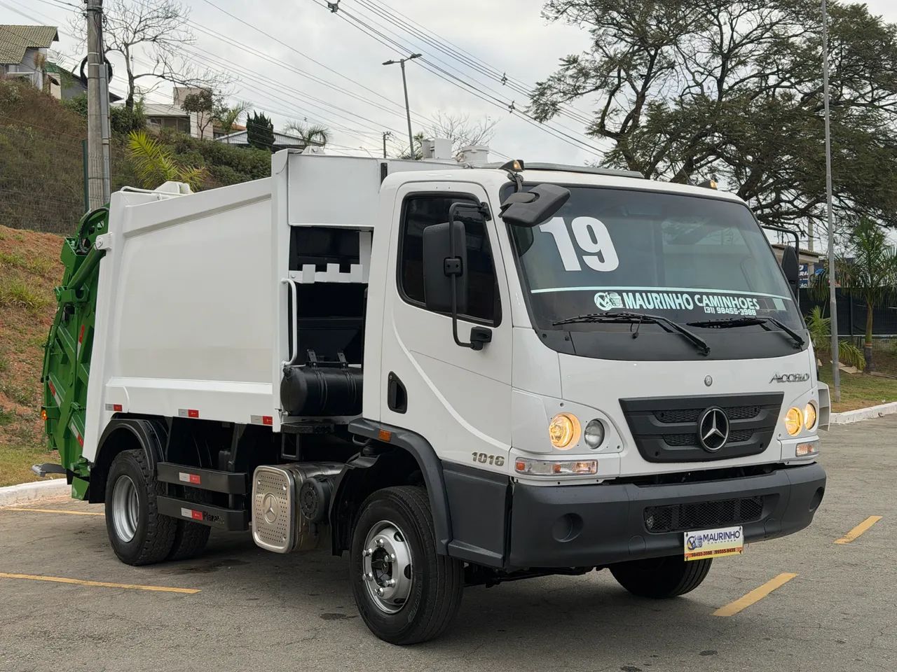 MB 1016 ANO 2019 CAMINHÃO COMPACTADOR 3/4  - Foto 3