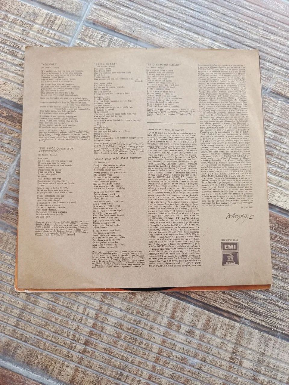 Disco de vinil 1977 - Zé Rodrix "¿Quando será?" - Foto 4