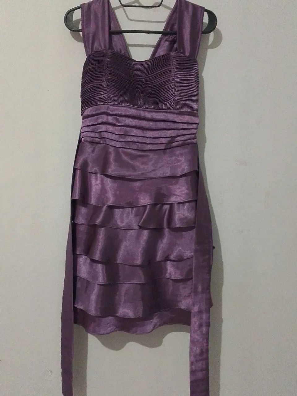 Vestido infantil cetim 