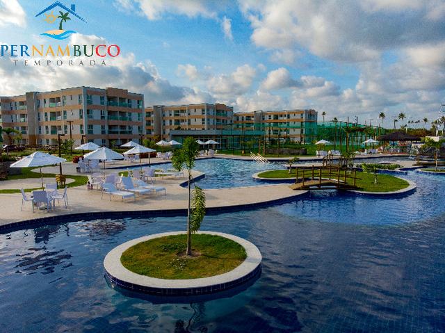 Flats no Muro Alto Clube Residence