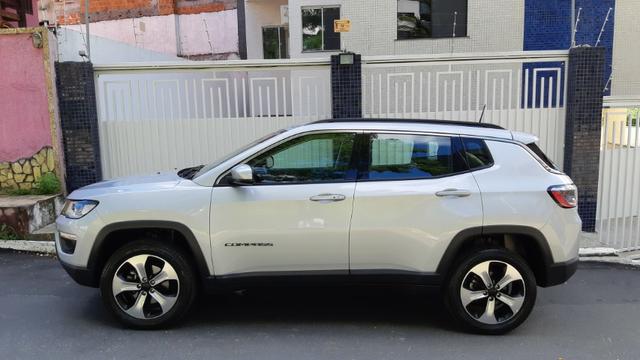 Jeep Compass Lonjitude 2.0 Diesel 4x4 At 2018 Novinho - Foto 4