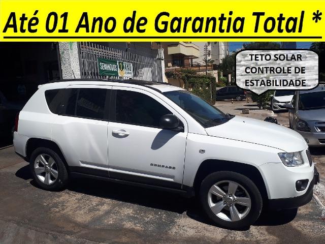 Jeep / Compass Sport Teto Solar Automática Banco em Couro Controle de Estabilidade