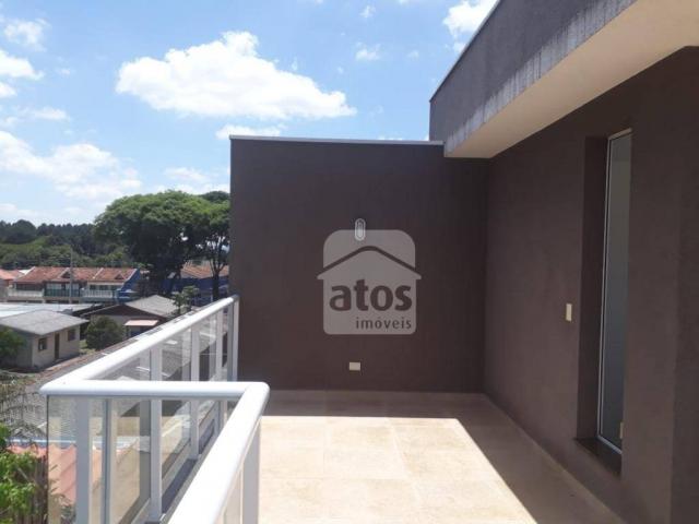 Excelente sobrado com arquitetura moderna no bairro boqueirão - Foto 5