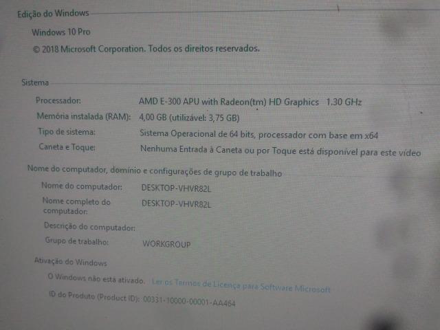 Notebook R415 AMD Vision com monitor - Foto 2