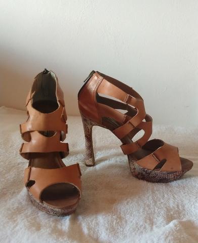 Sandália Marrom Cravo e Canela 37 - Foto 2