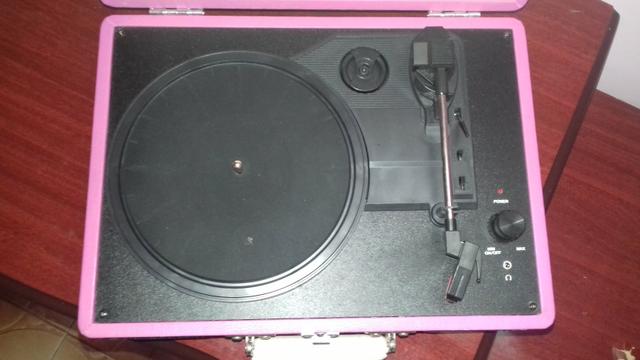 Vitrola Portátil Crosley Rosa - Foto 3