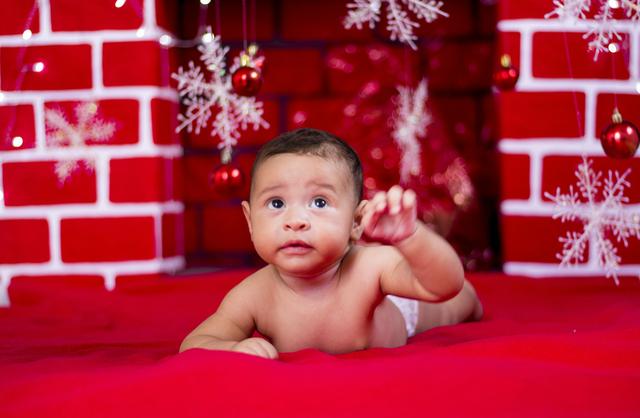 Ensaio de Natal infantil