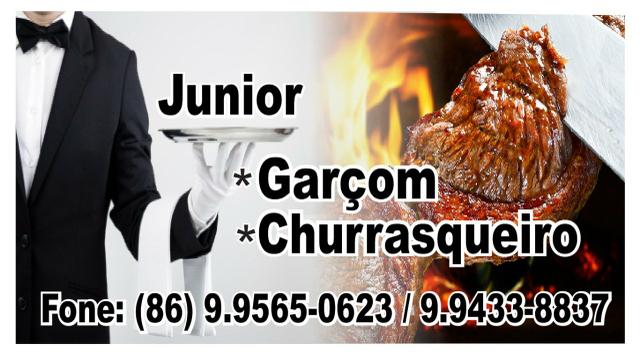 Garçom e churrasqueiro