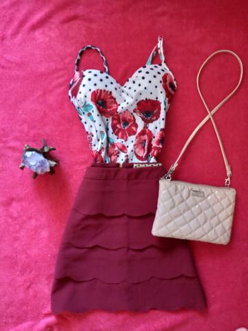 Blusa P e saia 36