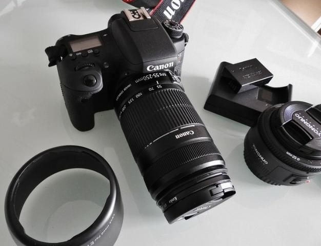 Máquina Fotográfica Canon Rebel T6s - Foto 3