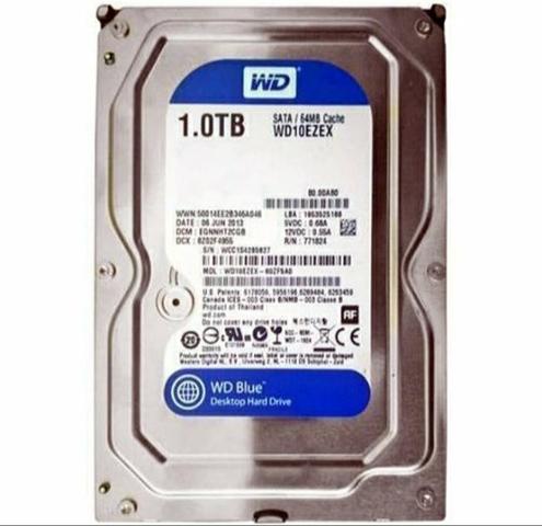 HD para desktop de 1 terá seminovo e funcionando