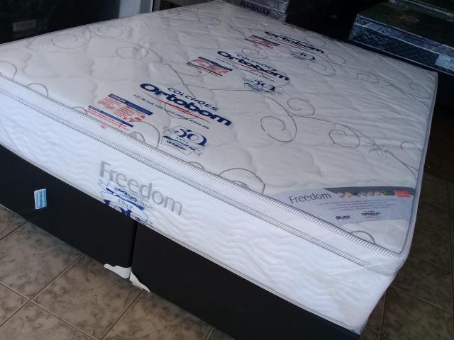 Cama ortobom queen size fredom molas superpocket de 2299 por 1799 - Foto 5
