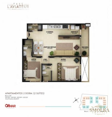 Apartamento à venda com 2 dormitórios em Campeche, Florianópolis cod:9830 - Foto 6