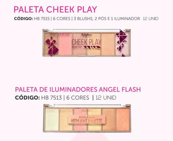 Kit Profissional De Maquiagem Ruby Rose Base Rime l Pincéis - Foto 4