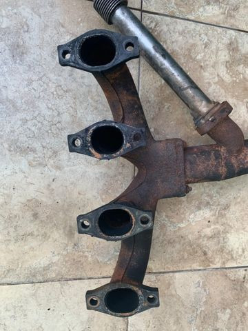 Coletor de escape fiat ducato aspirada 2,8 original - Foto 4