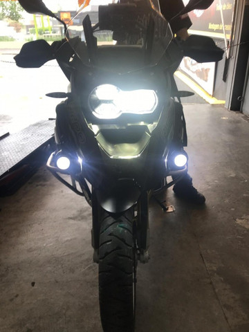 Farol Auxiliar Milha Neblina de Led Moto - Foto 6