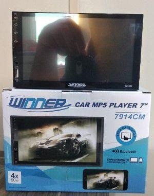 Central multimidia 2 din Mp5 7 polegadas USB bluetooth Camera de re 1 mes de garantia Novo - Foto 4