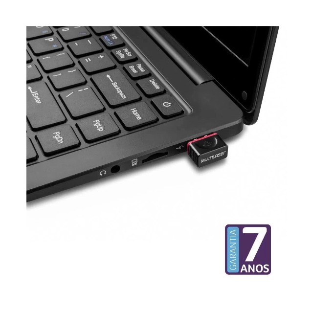 Adaptador Wifi Usb Wireless 150Mbps Multilaser Preto - RE035  - Foto 4