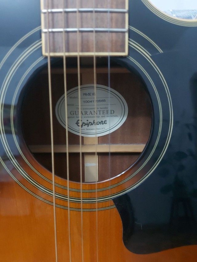 Violão Epfhone PR-5e VS Sunborst - Foto 2