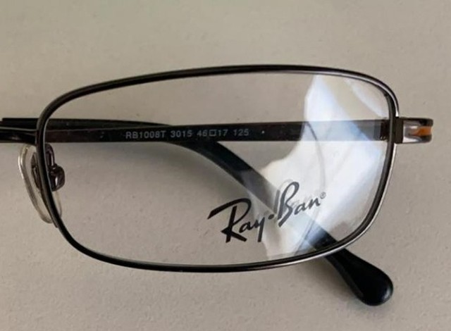 Armação Para Óculos Retangular Ray Ban Rb1008t - Foto 2