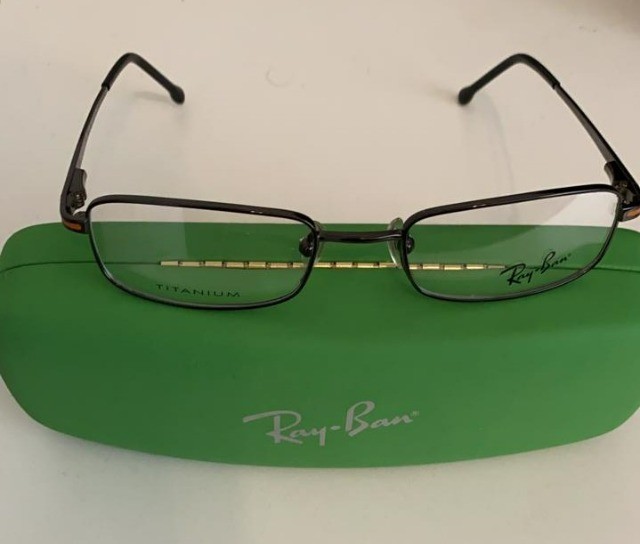 Armação Para Óculos Retangular Ray Ban Rb1008t - Foto 4