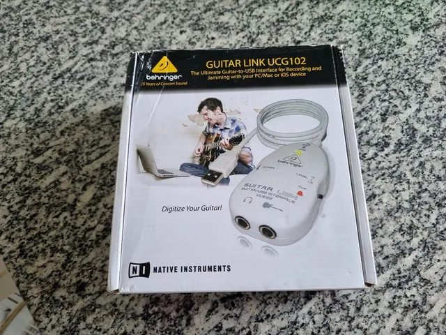 Interface De Audio USB Guitar Link UCG 102 - BEHRINGER - Brasil Áudio