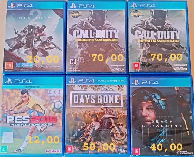 jogos ps4 novos lacrados aceito cartao e analiso trocas - Videogames -  Jardim Canaã, Uberlândia 1245270966