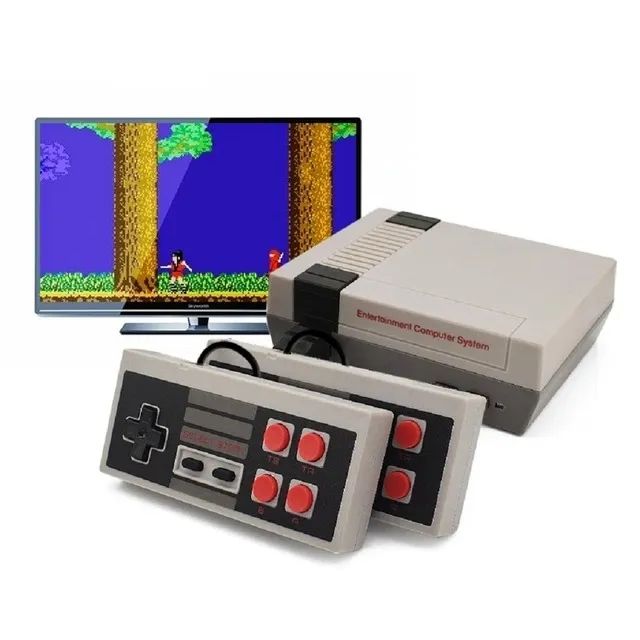 Mini Video Game Retro Emulador Super Mini Sfc Com 620 Jogos Classicos 8 bit  02 Controles Nintendo