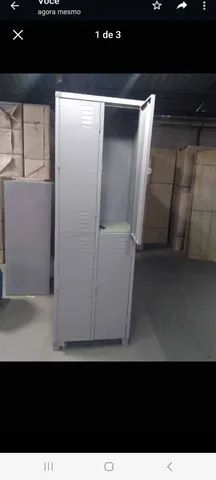 Roupeiro de aço com 4 portas grandes.( só novos  )Lê a descrição - Foto 5