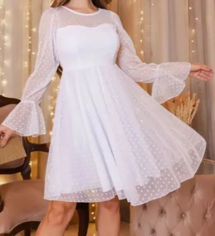 Vestido de Noiva,Tam P, com Tiara.