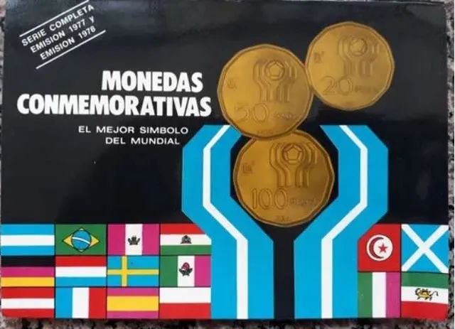 Moedas Copa Argentina 1978 E Copa Espanha 1982