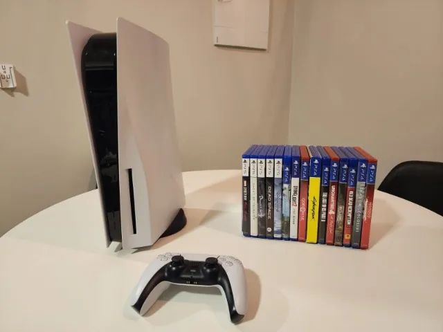 PS5 Mídia Física + PSVR 2 + 15 Jogos + Stand/Carregador VR
