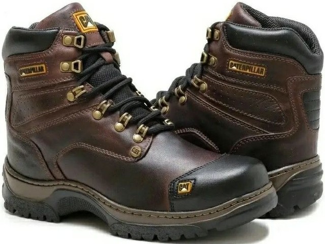 Botas coturno caterpillar com palmilhas laranja  - Foto 3
