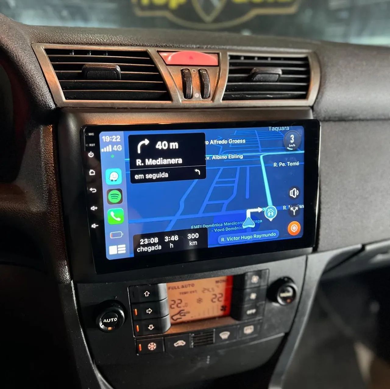 Multimídia 9 polegadas Carplay sem fio fiat stilo  - Foto 5