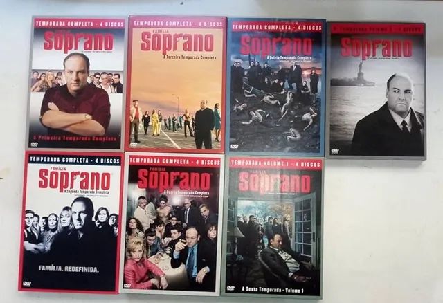 Coleção completa Família Soprano box Dvd