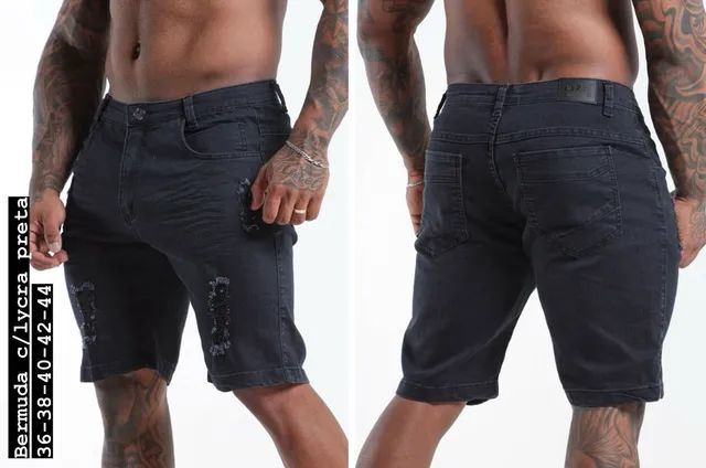 Bermuda jeans masculina  - Foto 5