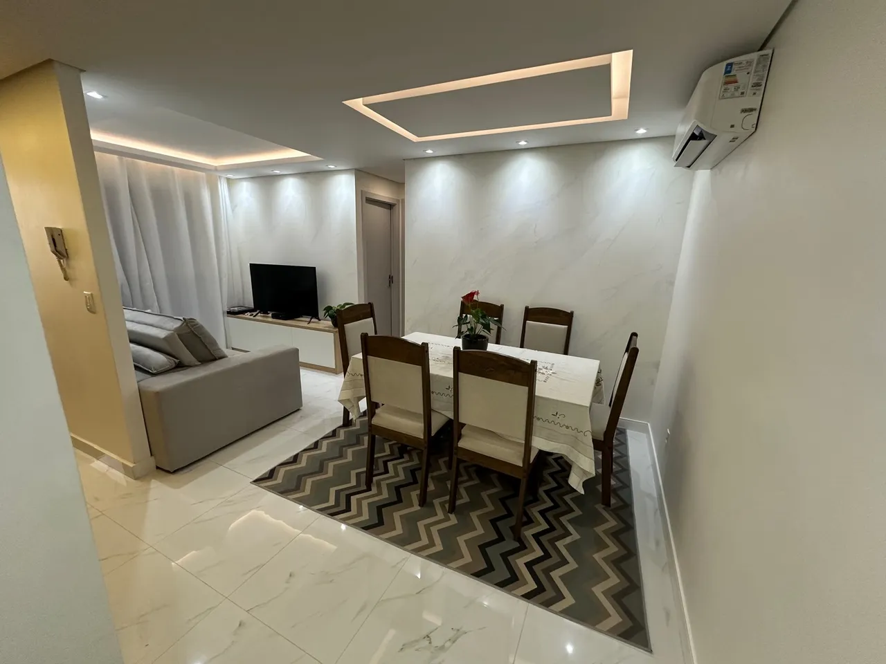 Apartamento decorado aceita carro na troca!