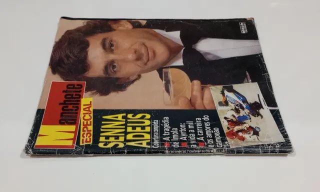 Revista Manchete Especial nº 2196 -ano 1994 e Pôster F1 - Foto 2