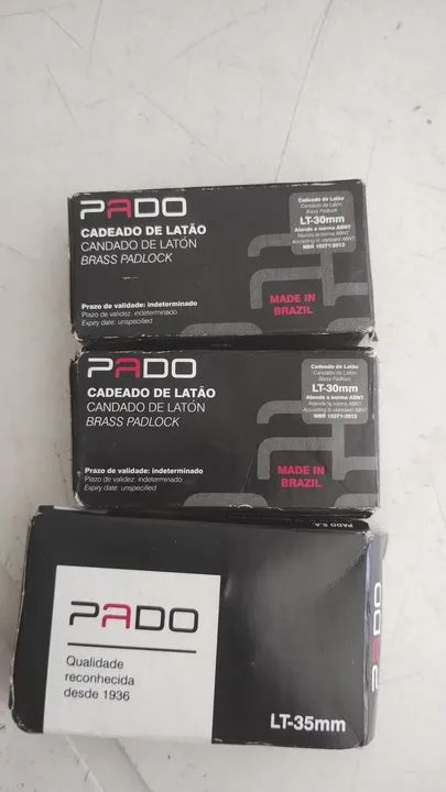 Cadeados Latão - Novos.