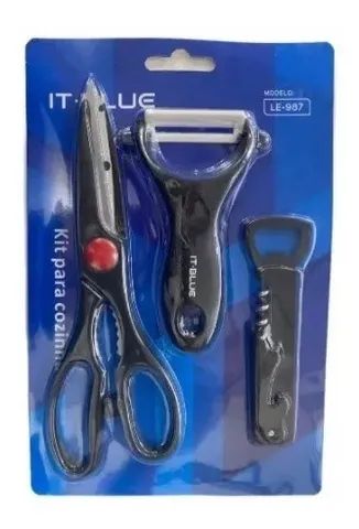  Kit Para Cozinha 3 em 1 it blue  - Foto 5