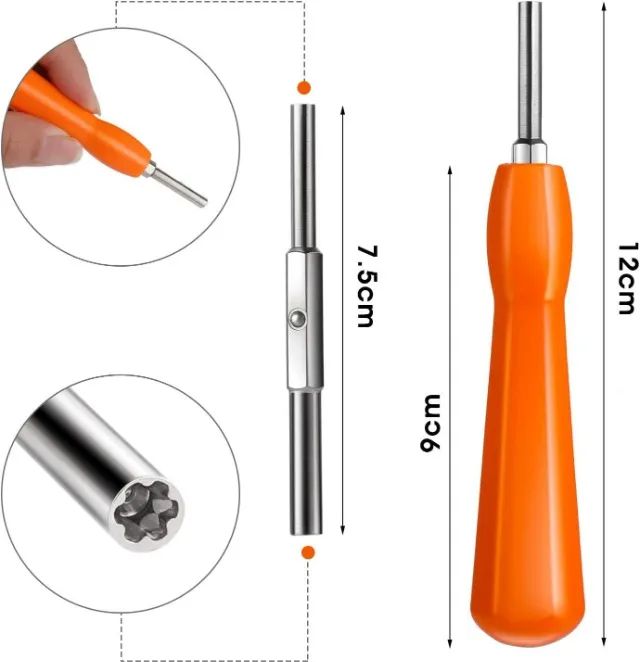 Chave Gamebit 4.5mm 3.8mm Gamebit Compatível com Super Nintendo, NES, SNES, N64 - Foto 3