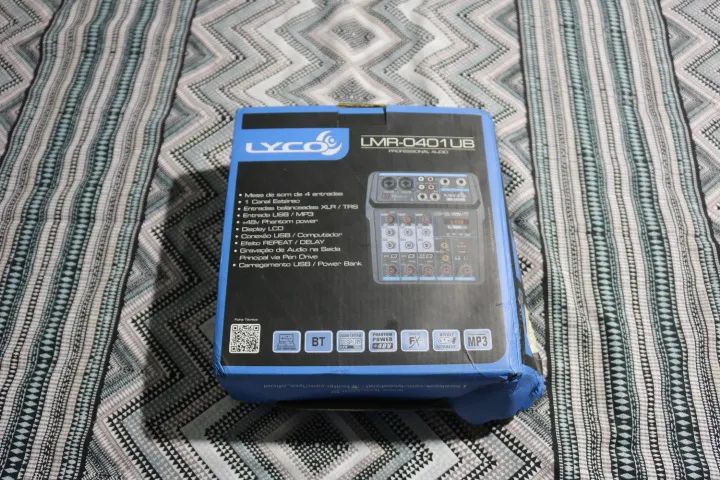 Mesa 4 Canais 0401 Usb Player Rec Bluetooth Efeito Interface