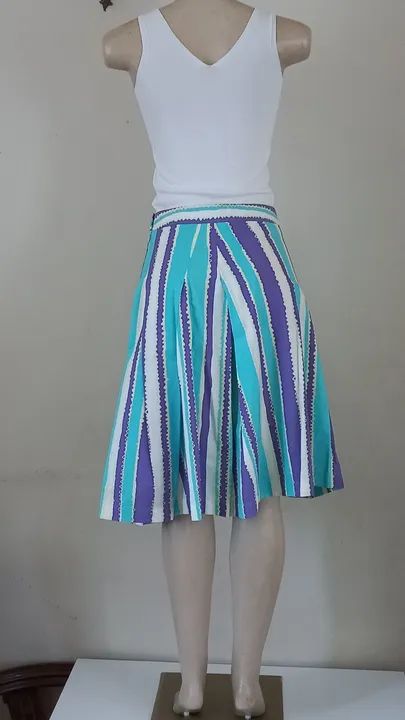 Saia algodão e blusa tricot P - Foto 5