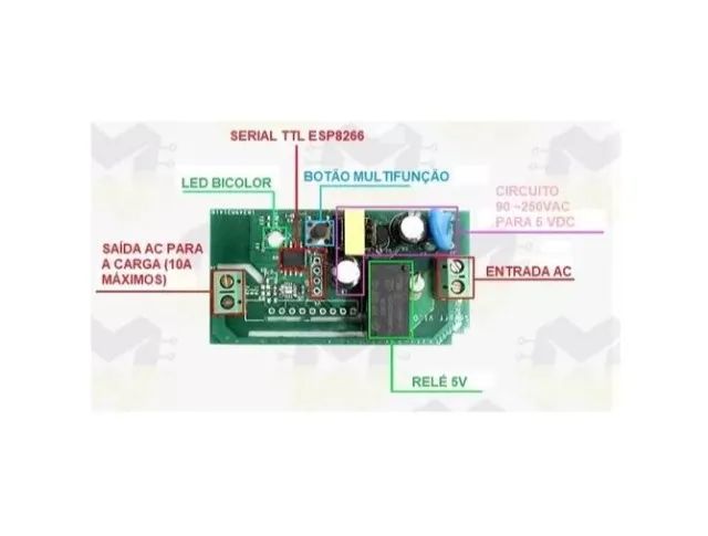 Sonoff Interruptor Wifi // Automação Residencial - Arduino - Robótica COD-AM69  - Foto 3