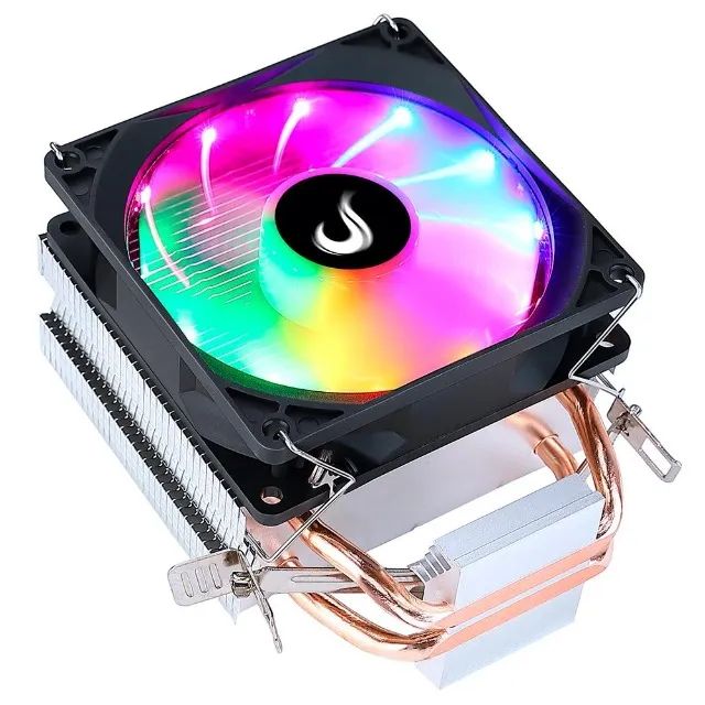 Air Cooler Rise Mode Z5 90mm Led Rainbow Intel/AMD LGA1200/1366/775 | AM4 - WZetta - Foto 4