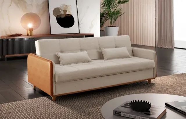 Sofá cama baú  Londres novo pronto entrega  - Foto 3