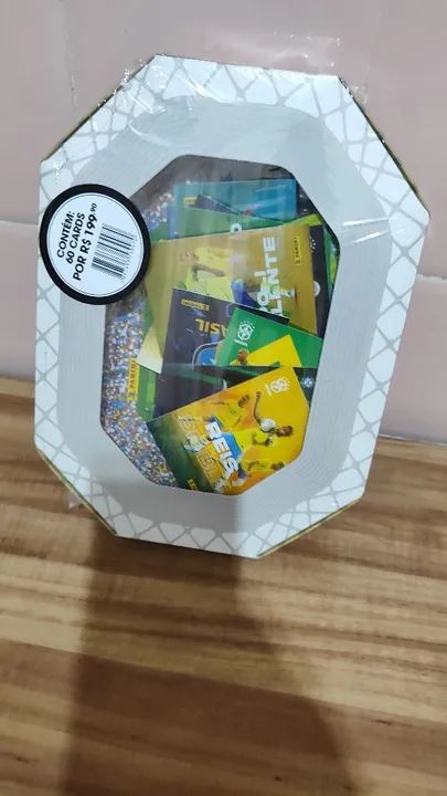 60  Cards da Copa embalagem lacrada - Foto 2