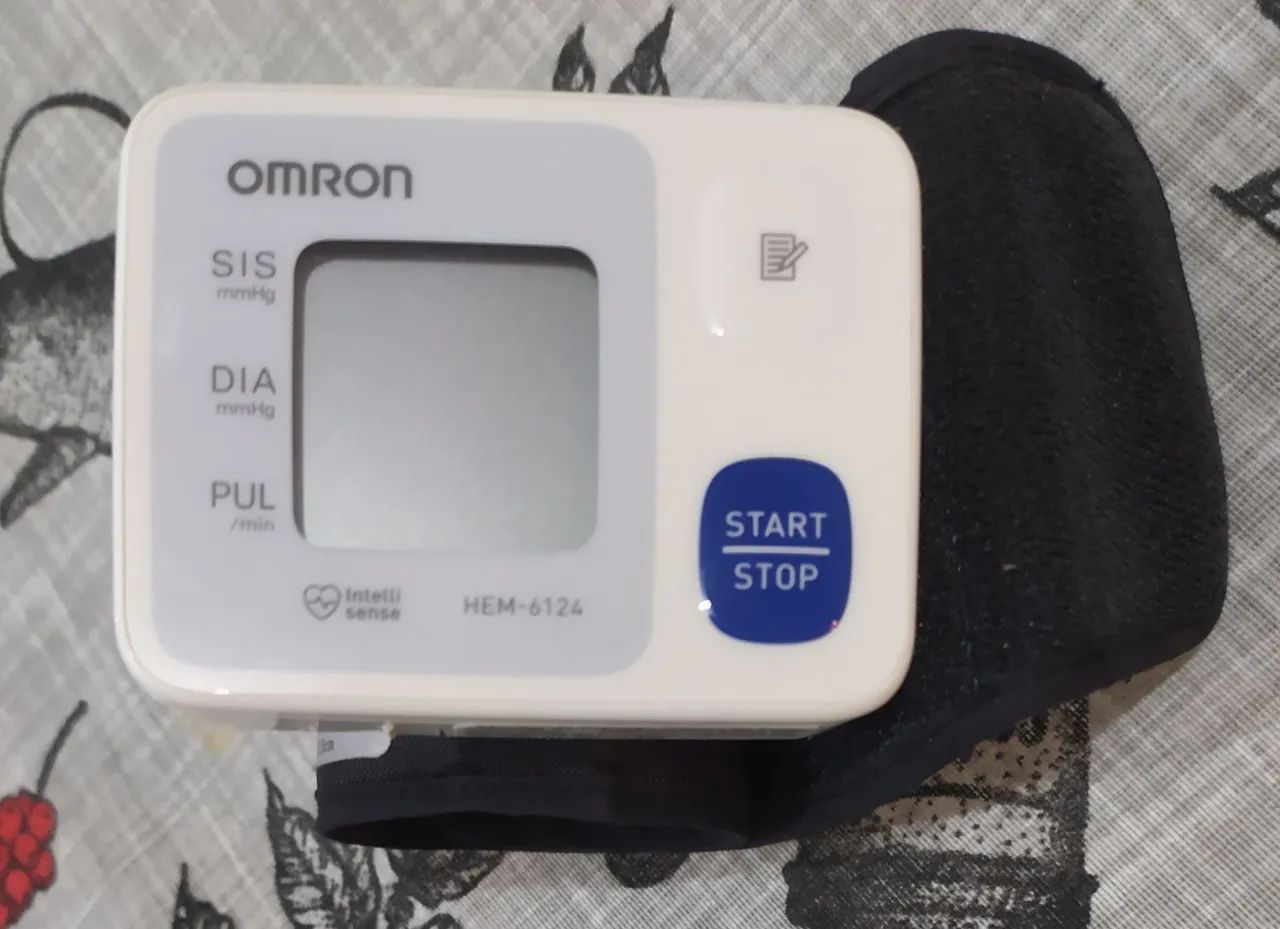 Aparelho de medir pressão, modelo de pulso Omron HEM-6124 - Foto 3