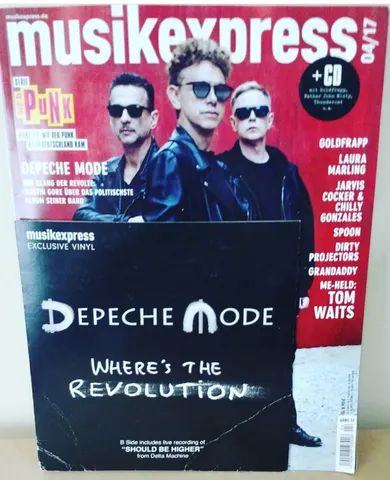 Depeche Mode - Revista + Compacto 7"single cd grátis